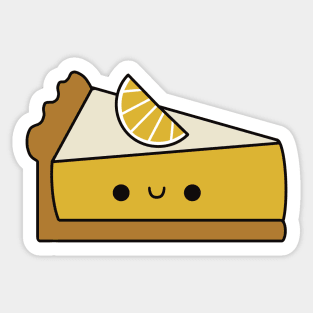 Cute Kawaii Lemon Meringue Pie Sticker